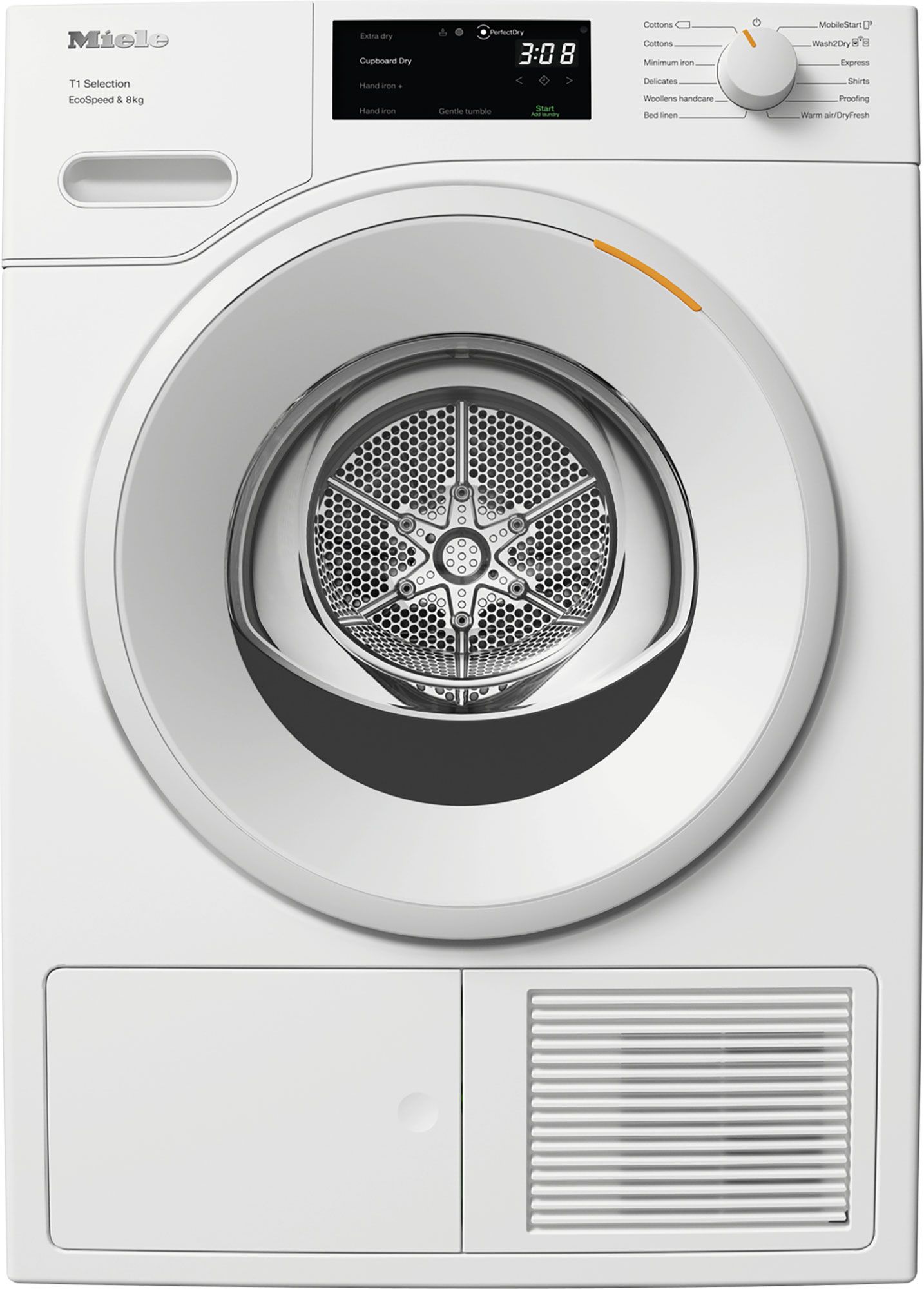 Miele TSC643 WP Heat Pump Tumble Dryer - 8 Kg - White - A+++
